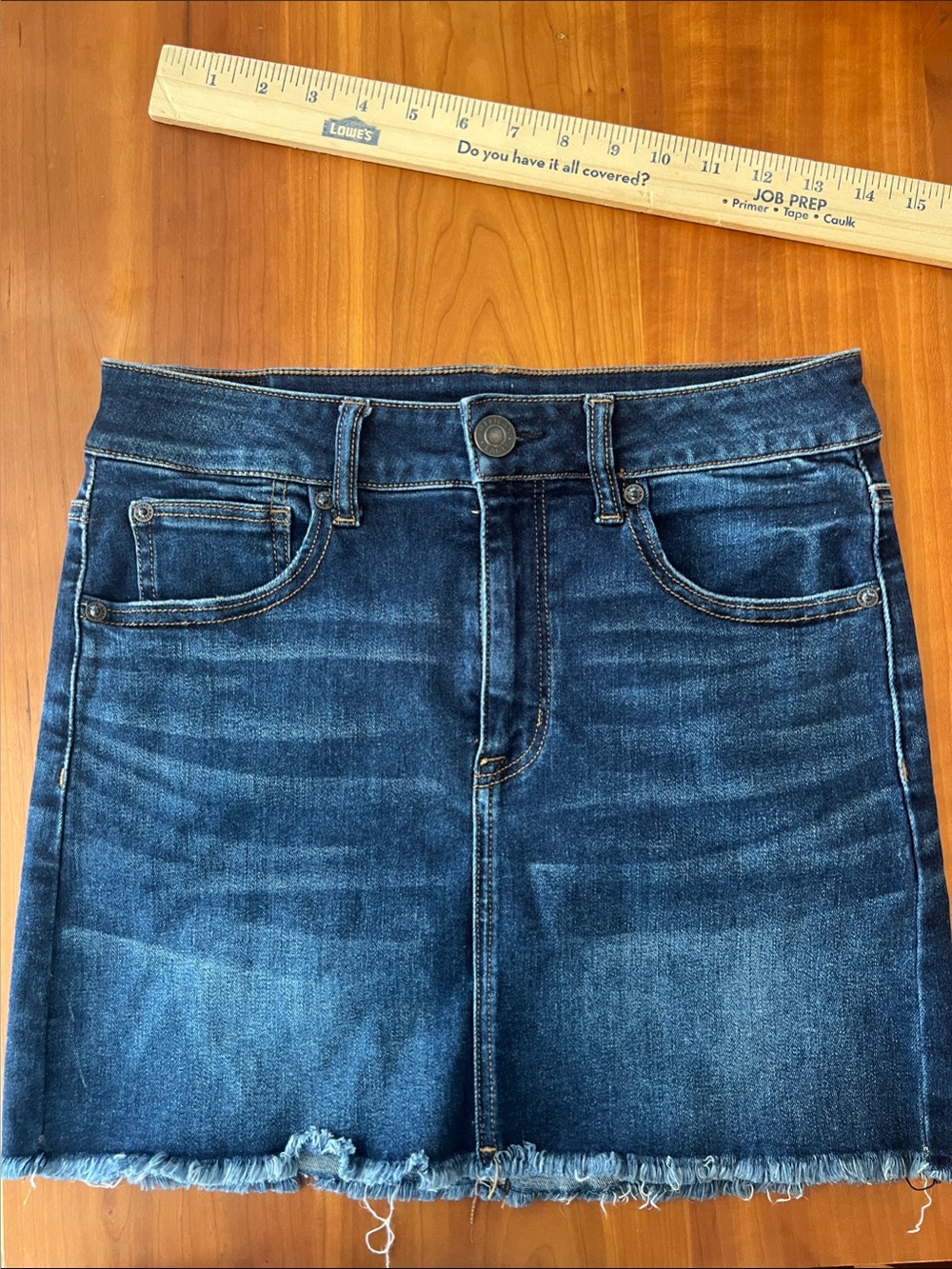 American Eagle Outfitters Dark Blue Denim Mini Skirt